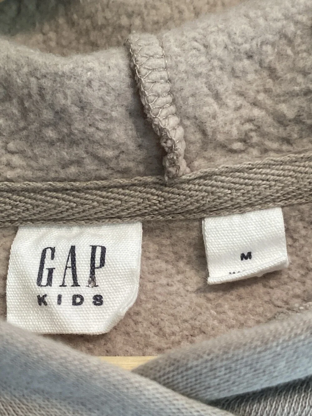 GapKids Girls Taupe Pullover Hoodie Medium